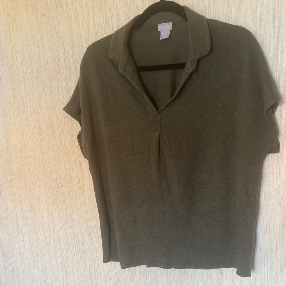 Chico’s Olive Green Women's Top